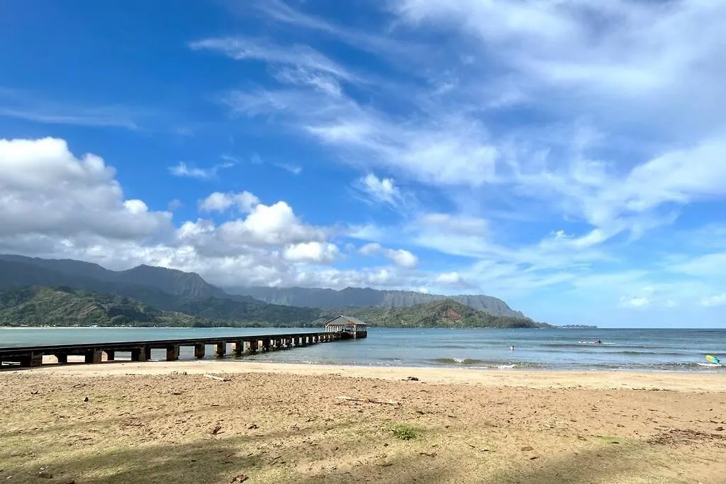 公寓 Keiki Honu Kauai Princeville 2Br2Ba King+Queen Bed